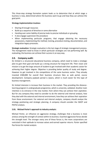 Assignment on Strategic Management | PDF