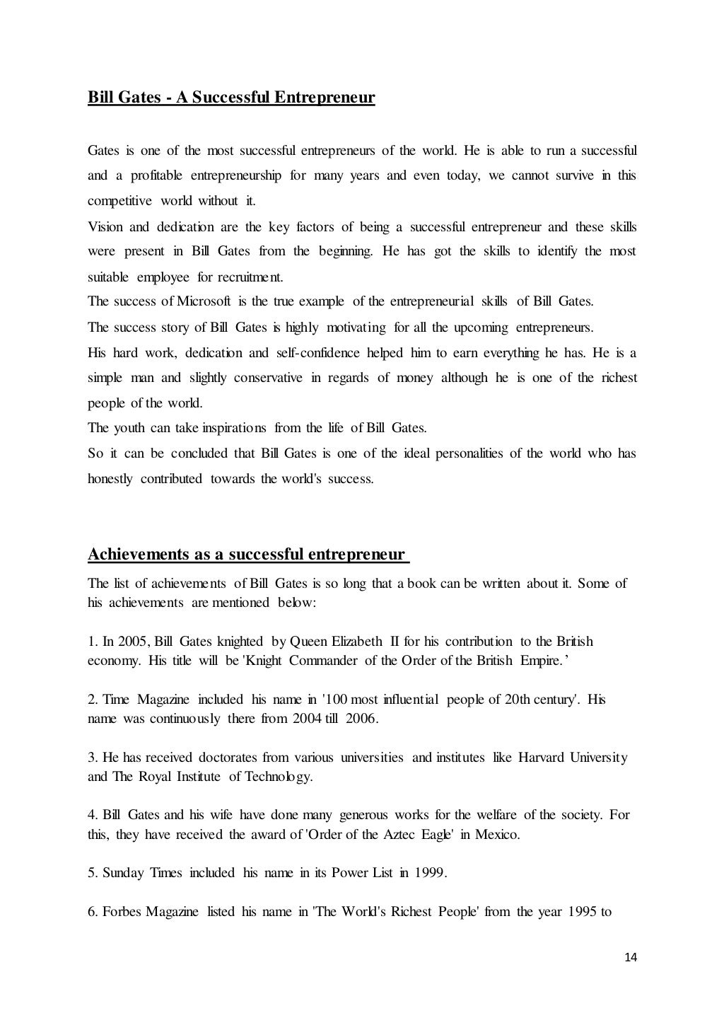 Interview of an entrepreneur assignment pdf picture