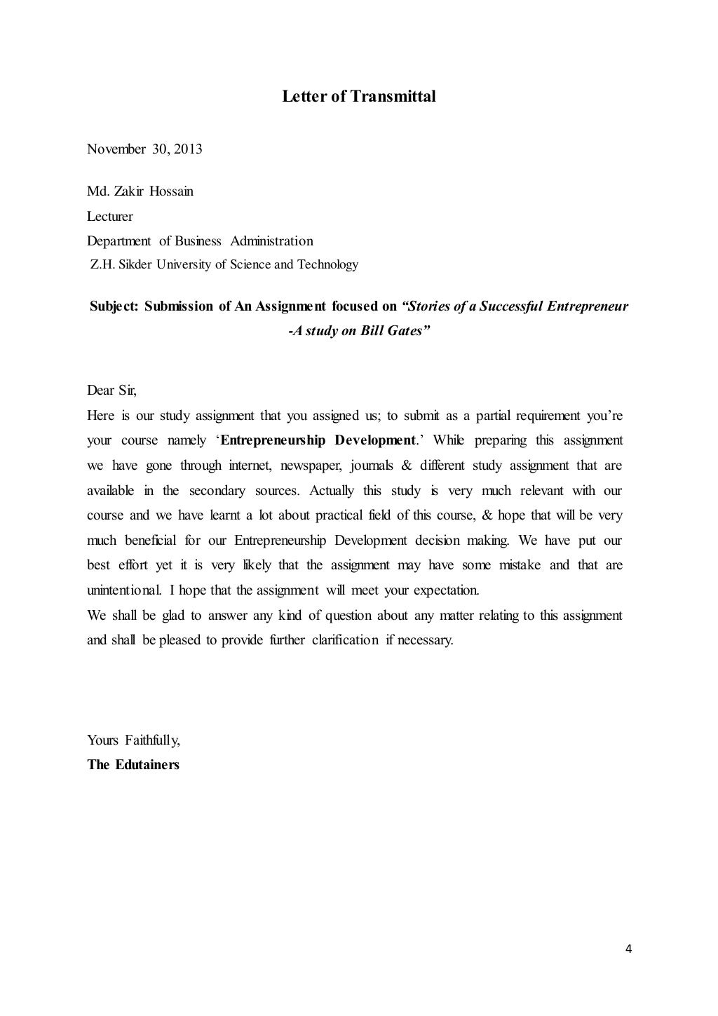 Entrepreneurship class image