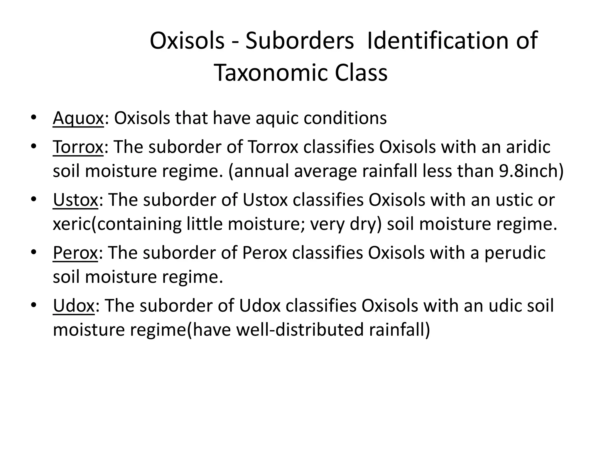 Assignment oxisol | PPTX