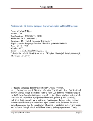 Assignment PDF | PDF