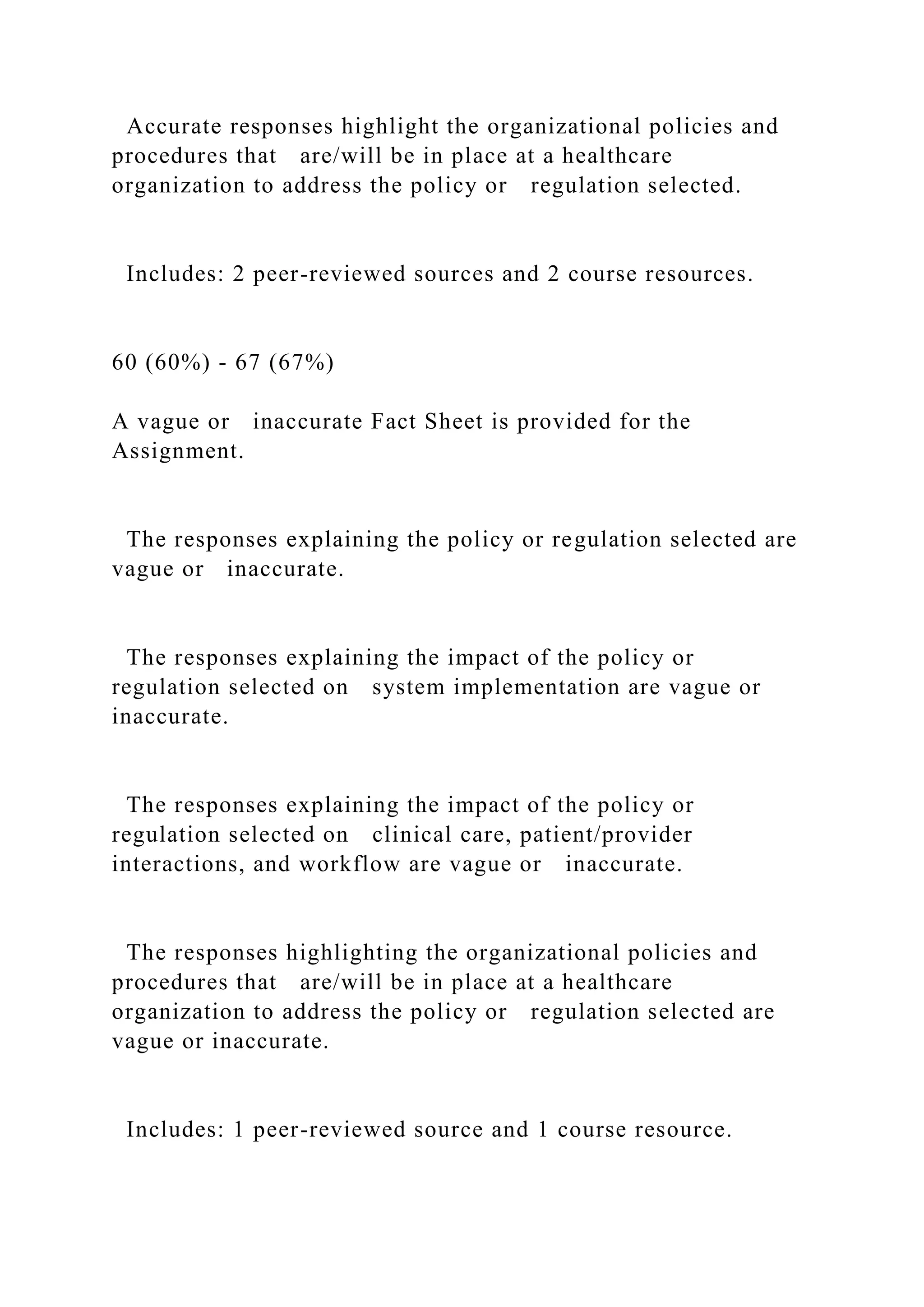 Assignment PolicyRegulation Fact SheetAs a professional .docx