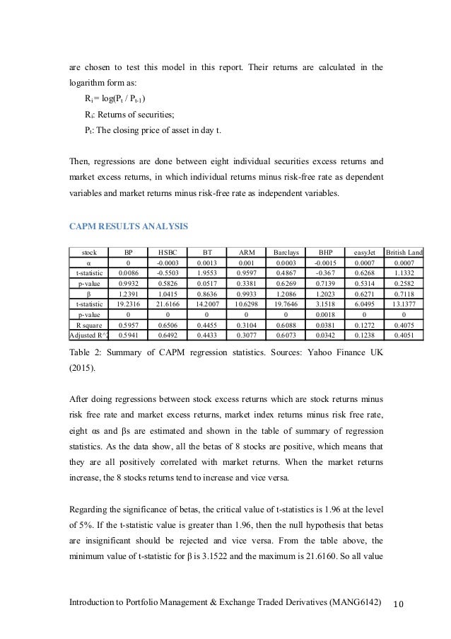 T values coursework