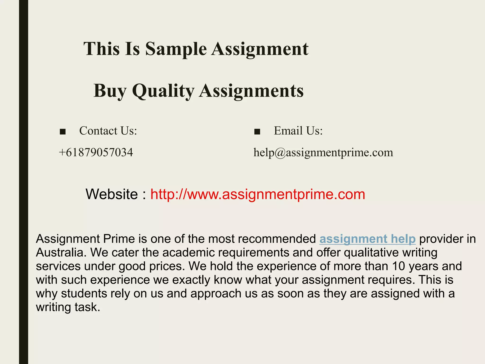 Assignment Prime Australia Sample on Employability Skills | PDF ...