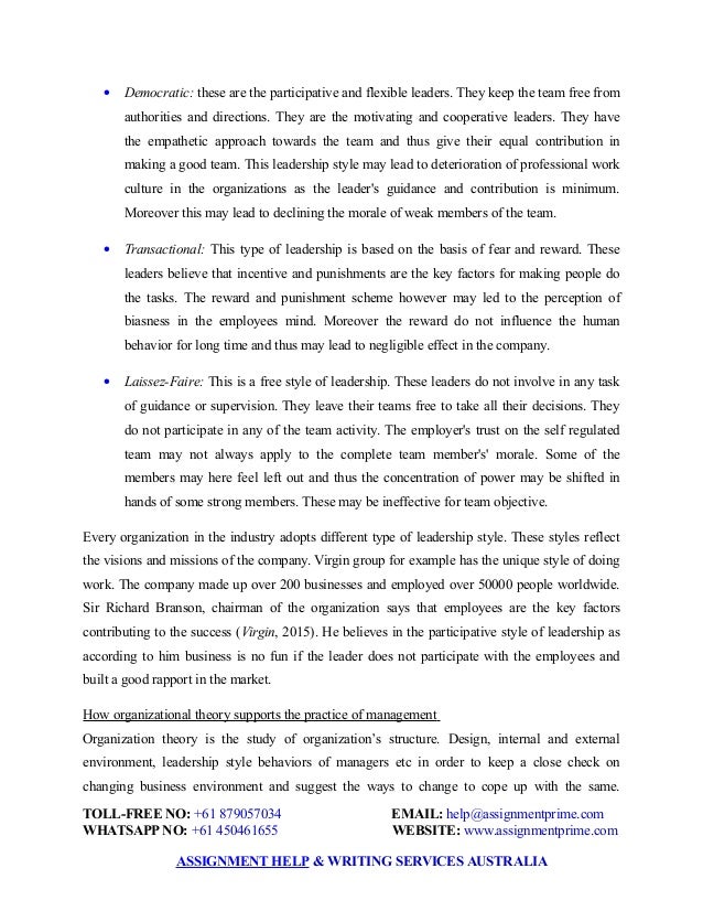 assignment prime sample an introduction to organization organization sample
