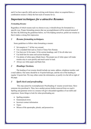 Assignment resume PDF - Assignment Resume 3 320 