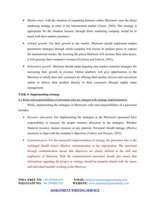 Assignment Sample: Business Strategy of an Organization | PDF