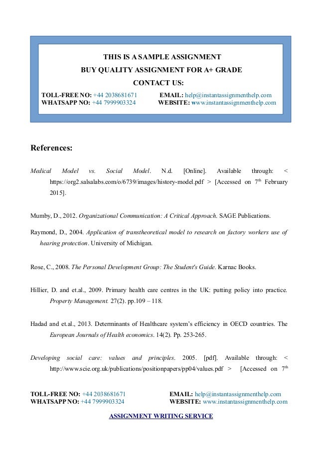 professional assignment writing