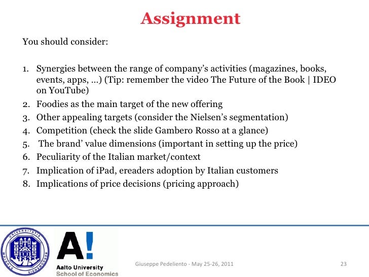 business assignment slideshare