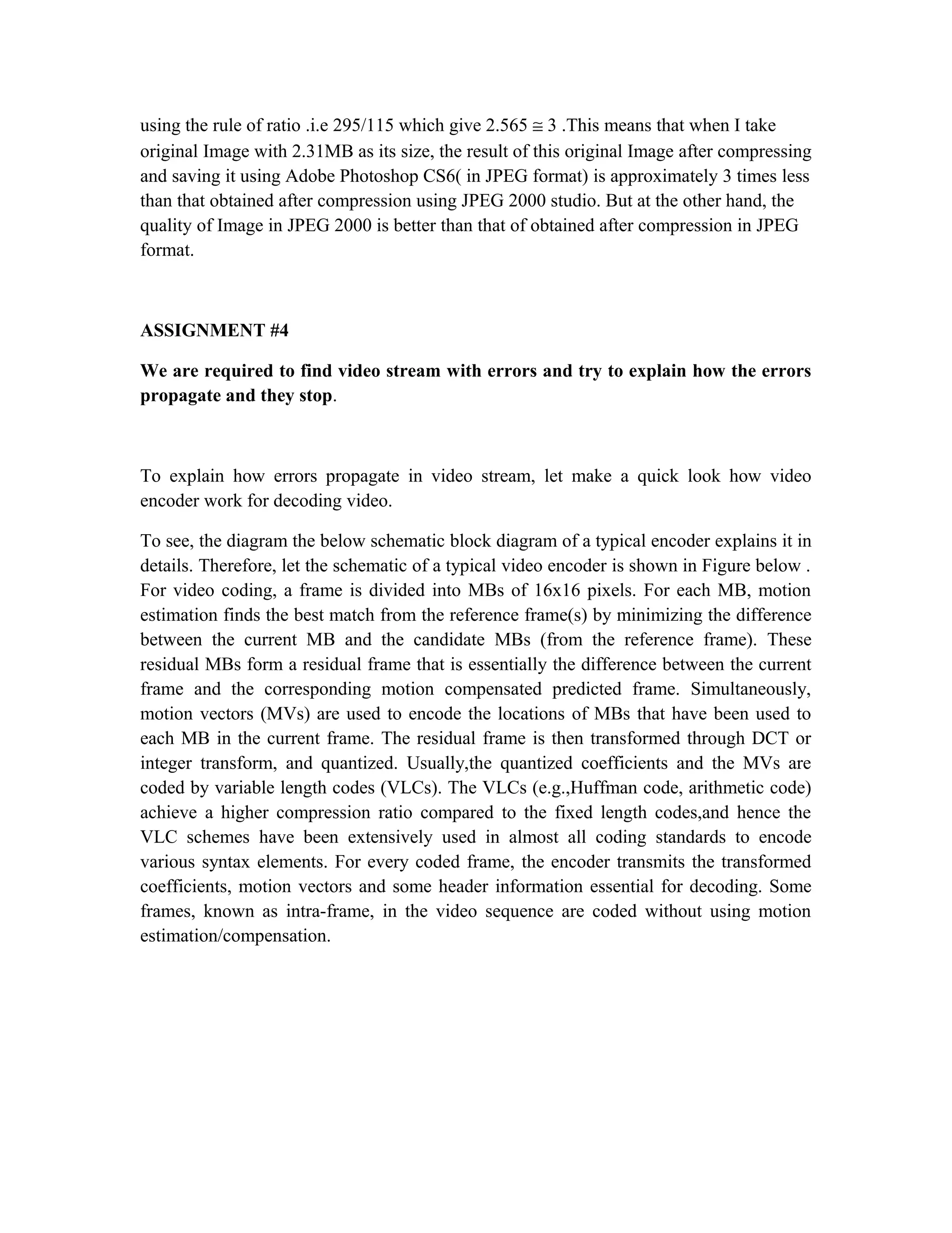 Assignments of source coding theory and applications | PDF