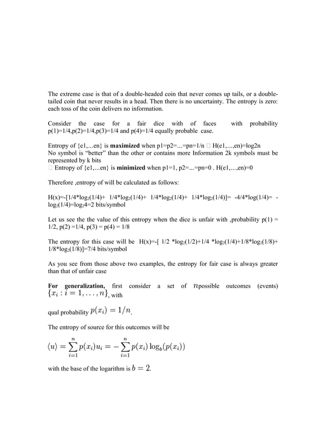 Assignments of source coding theory and applications | PDF