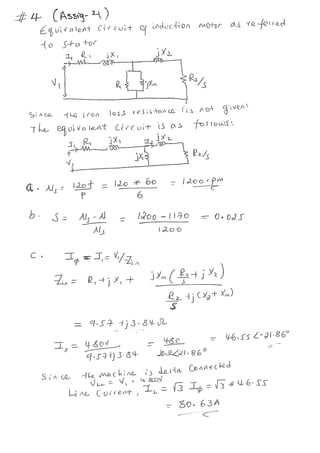 Assignment & solution (selected)