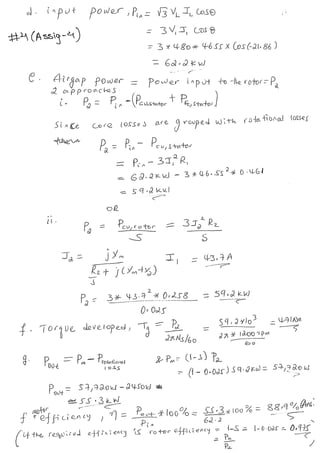Assignment & solution (selected)