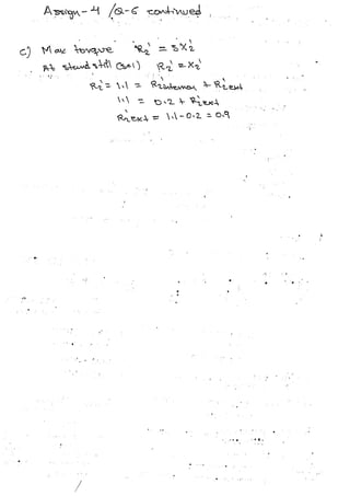 Assignment & solution (selected)