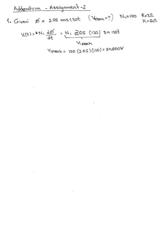 Assignment & solution (selected)