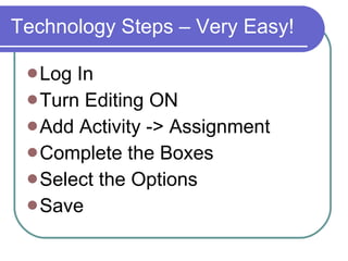 Assignments | PPT
