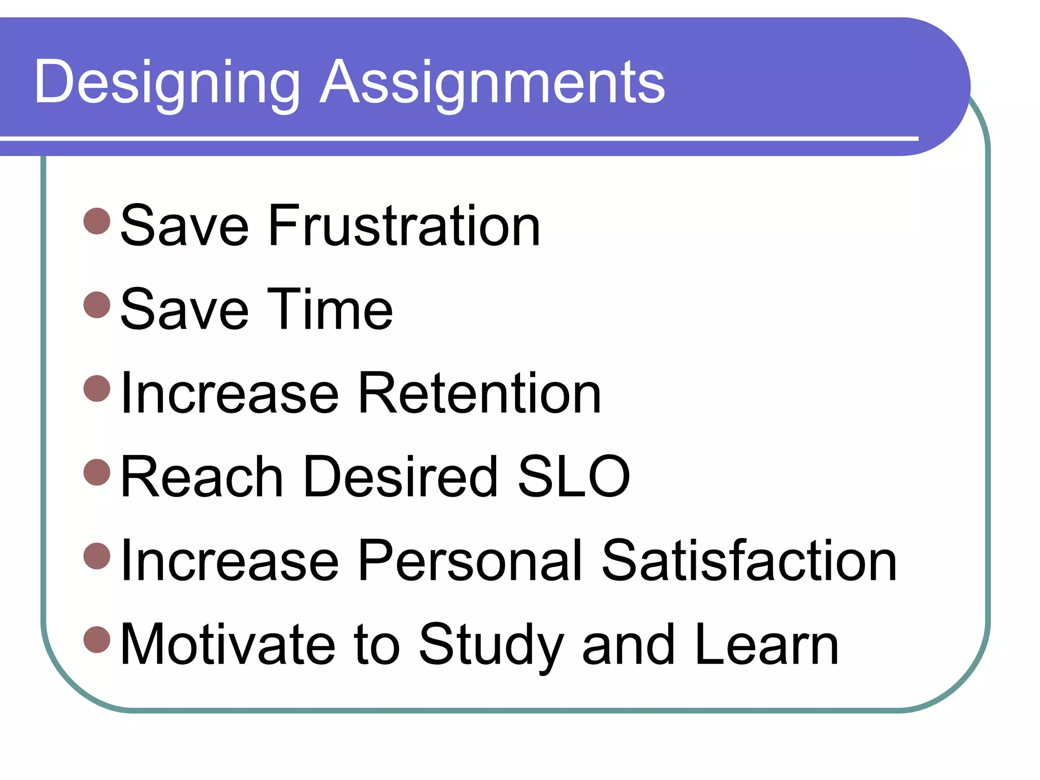 Assignments W08b | PPT