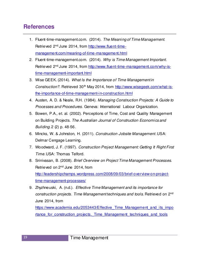 Assignment on time management image