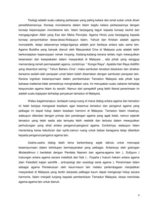 Dialog Antara Tamadun Di Malaysia