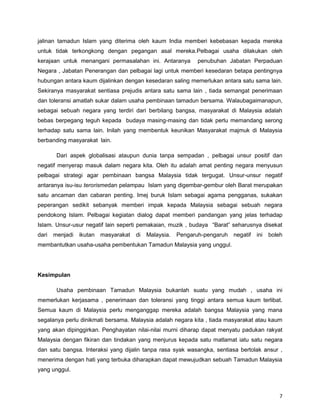 Dialog Antara Tamadun Di Malaysia