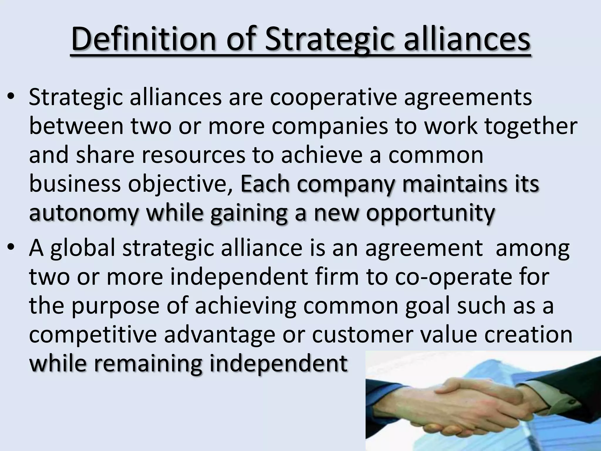 Strategic Alliance | PPTX