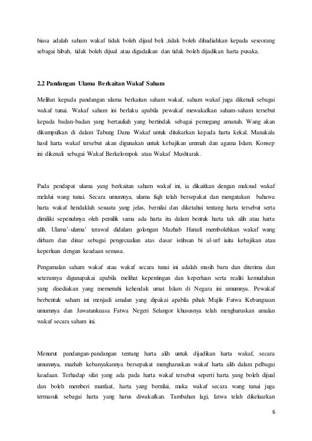 Sumber Pembangunan Pembiyaan Wakaf Secara Moden Sumber Pembangunan Pembiyaan Wakaf Secara Moden