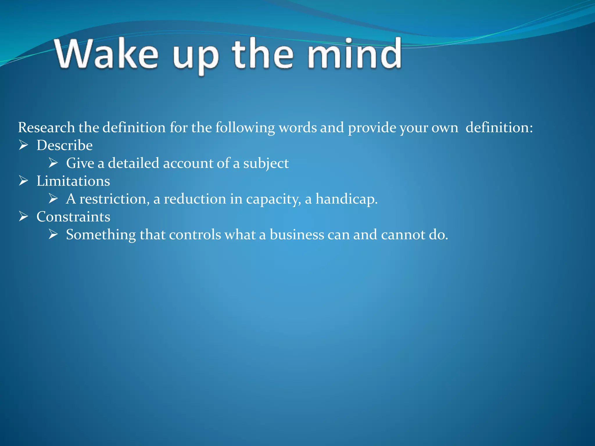 Assignment workshop | PPTX