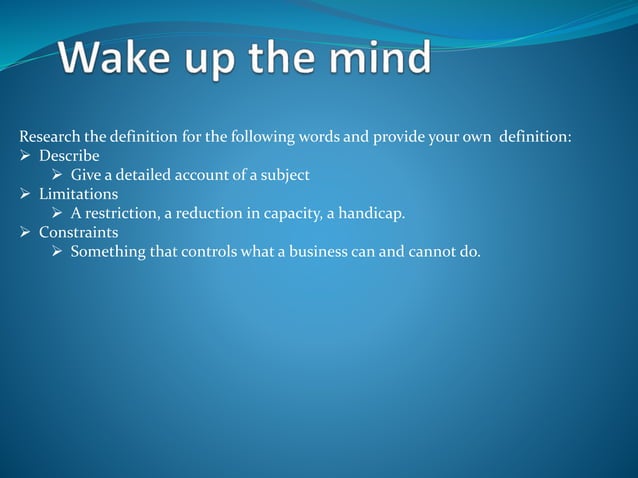 Assignment workshop | PPT