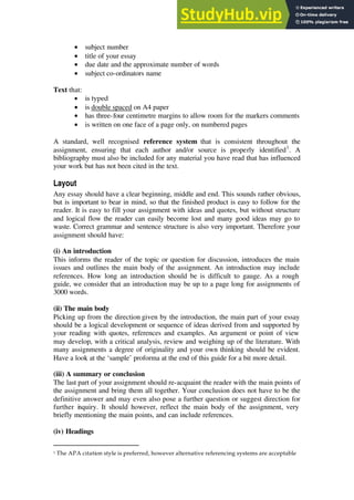 Assignment Writing Guide Introduction | PDF