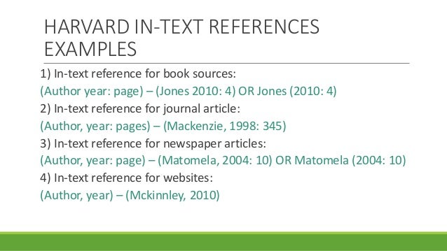How to reference a book in-text picture