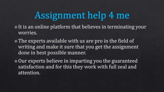 Assignment writing task