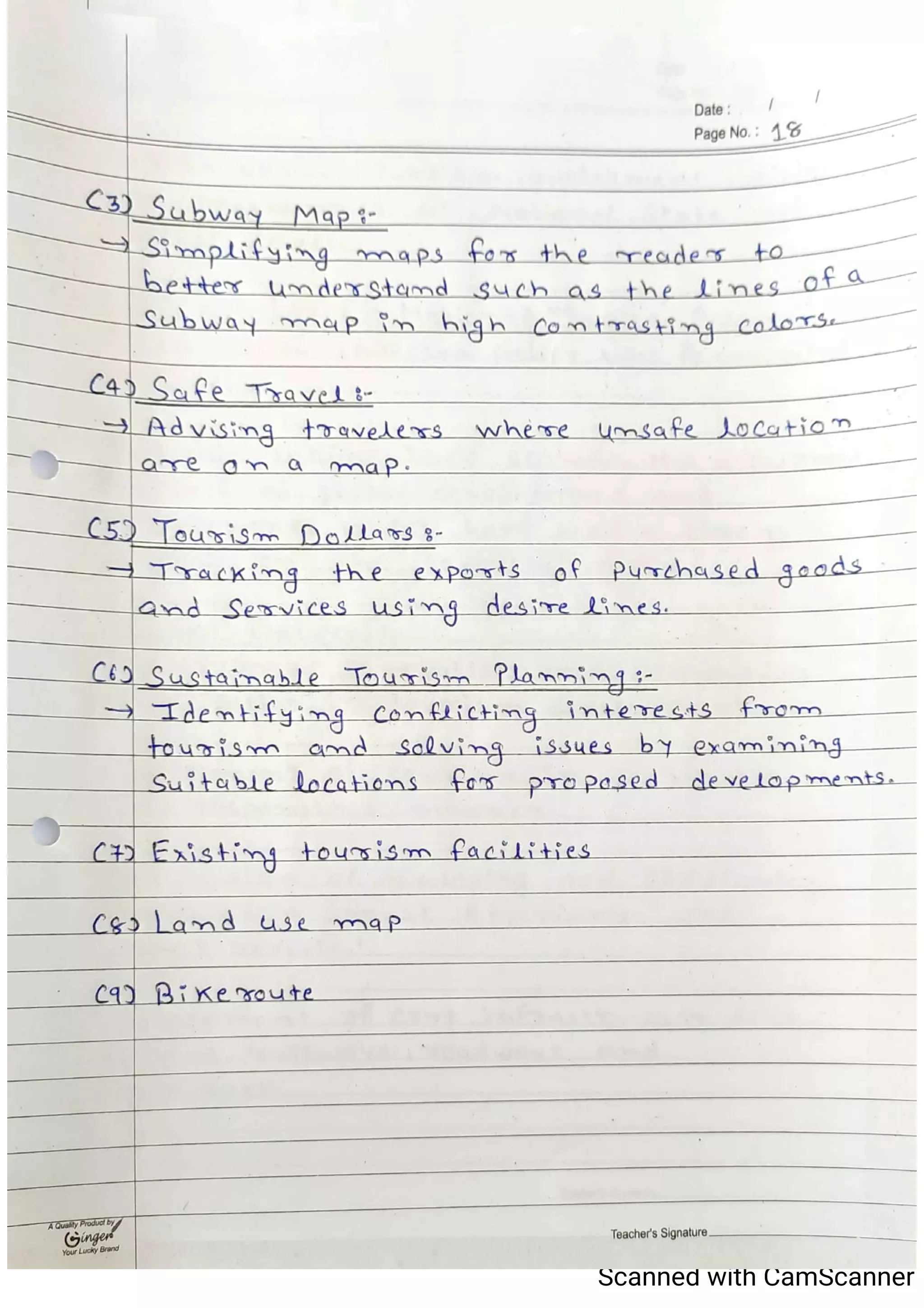 Tourism Planning & Development Notes