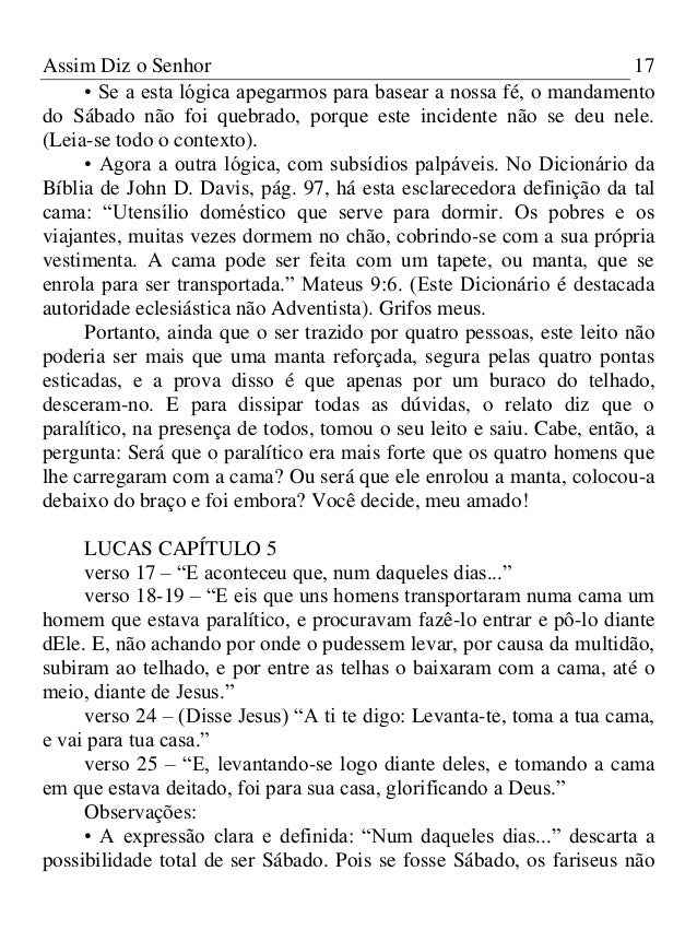Livro Assim diz o senhor Lourenã§o Gonzalez iasd Livro Assim diz o senhor Lourenã§o Gonzalez iasd