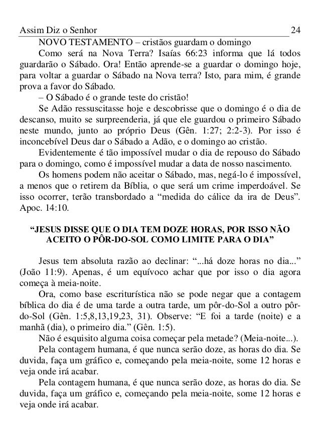 Assim Diz O Senhor Livro Livro: Assim diz o senhor - Lourenã§o Gonzalez -iasd