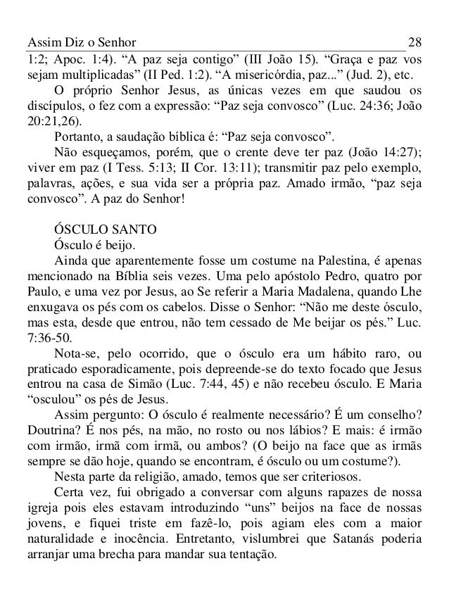 Livro Assim diz o senhor Lourenã§o Gonzalez iasd Livro Assim diz o senhor Lourenã§o Gonzalez iasd