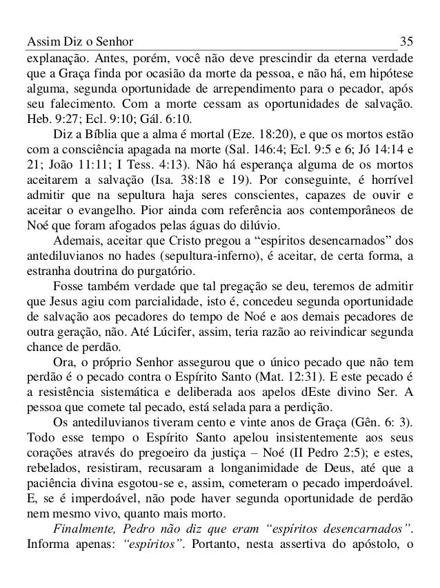 Livro Assim diz o senhor Lourenã§o Gonzalez iasd Livro Assim diz o senhor Lourenã§o Gonzalez iasd