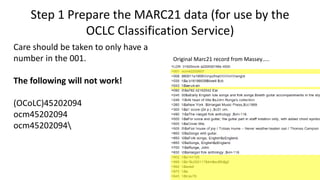 Assimilating music resources from one library to another | PPT