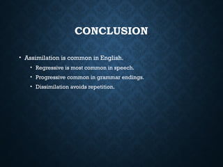 Assimilation and Dissimilation in Phonology: Mechanisms and Examples in ...