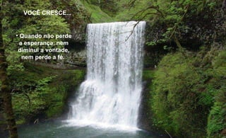 Dánsko Quando não perde a esperança, nem diminui a vontade, nem perde a fé.  VOCÊ CRESCE... 