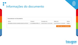 Informações do documento
 