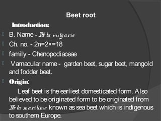 Assing. 2 sweet potato | PPT