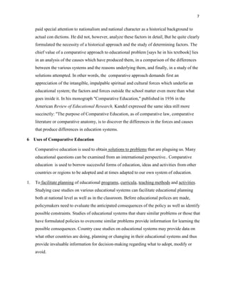 Comparative Education | PDF