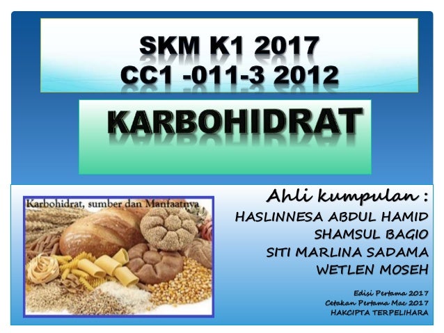 Assignment Piramid Makanan Karbohidrat