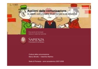 Assiomi Della Comunicazione Umana   marcobinotto V2