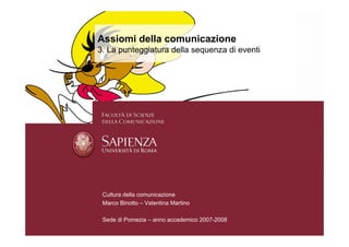 Assiomi Della Comunicazione Umana   marcobinotto V2