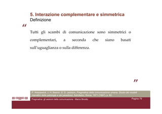 Assiomi Della Comunicazione Umana   marcobinotto V2