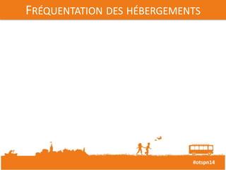 FRÉQUENTATION DES HÉBERGEMENTS 
#otspn14 
 