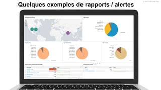 © 2017 SPLUNK INC.
Quelques exemples de rapports / alertes
 