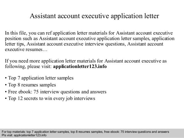 cover letter for account executive