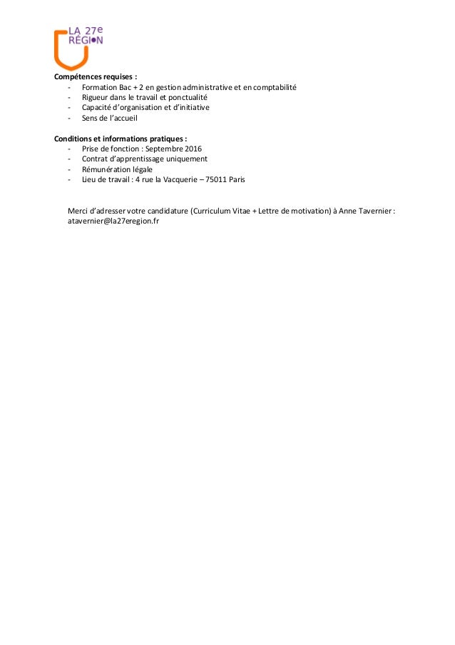 Offre d'apprentissage - Assistant(e) administratif(ve) et 